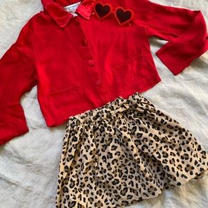 Carters Leopard Print Skirt